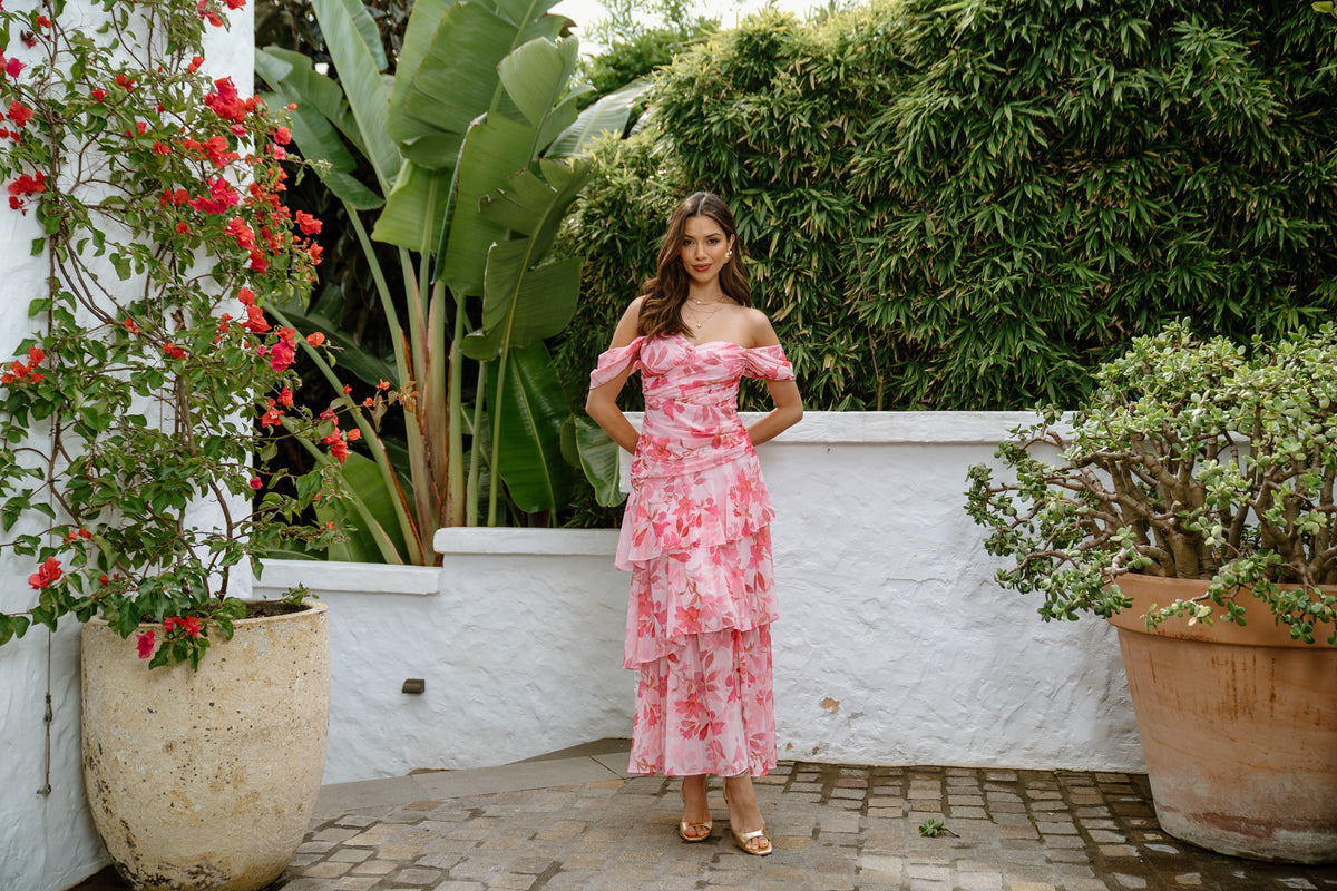 Sabrine Floral Maxi Dress