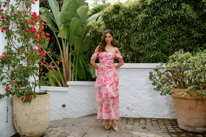 Sabrine Floral Maxi Dress