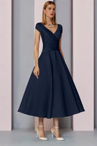 Lia Satin A-Line Dress