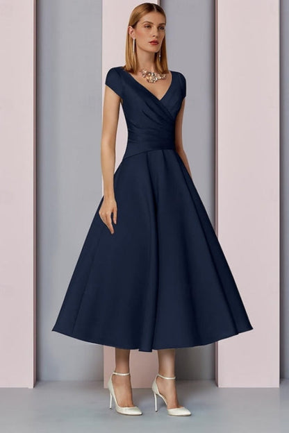 Lia Satin A-Line Dress