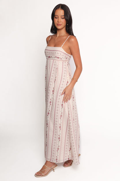Amaris Satin Maxi Dress