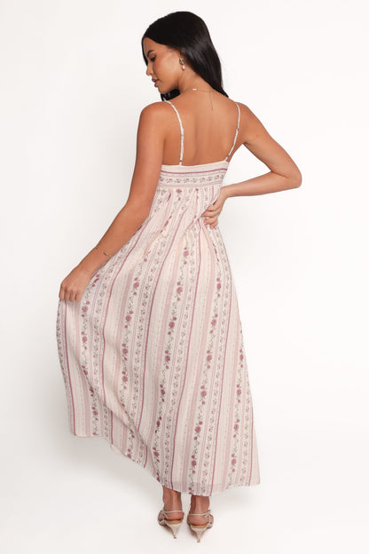 Amaris Satin Maxi Dress