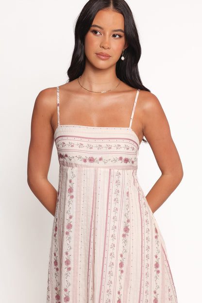 Amaris Satin Maxi Dress