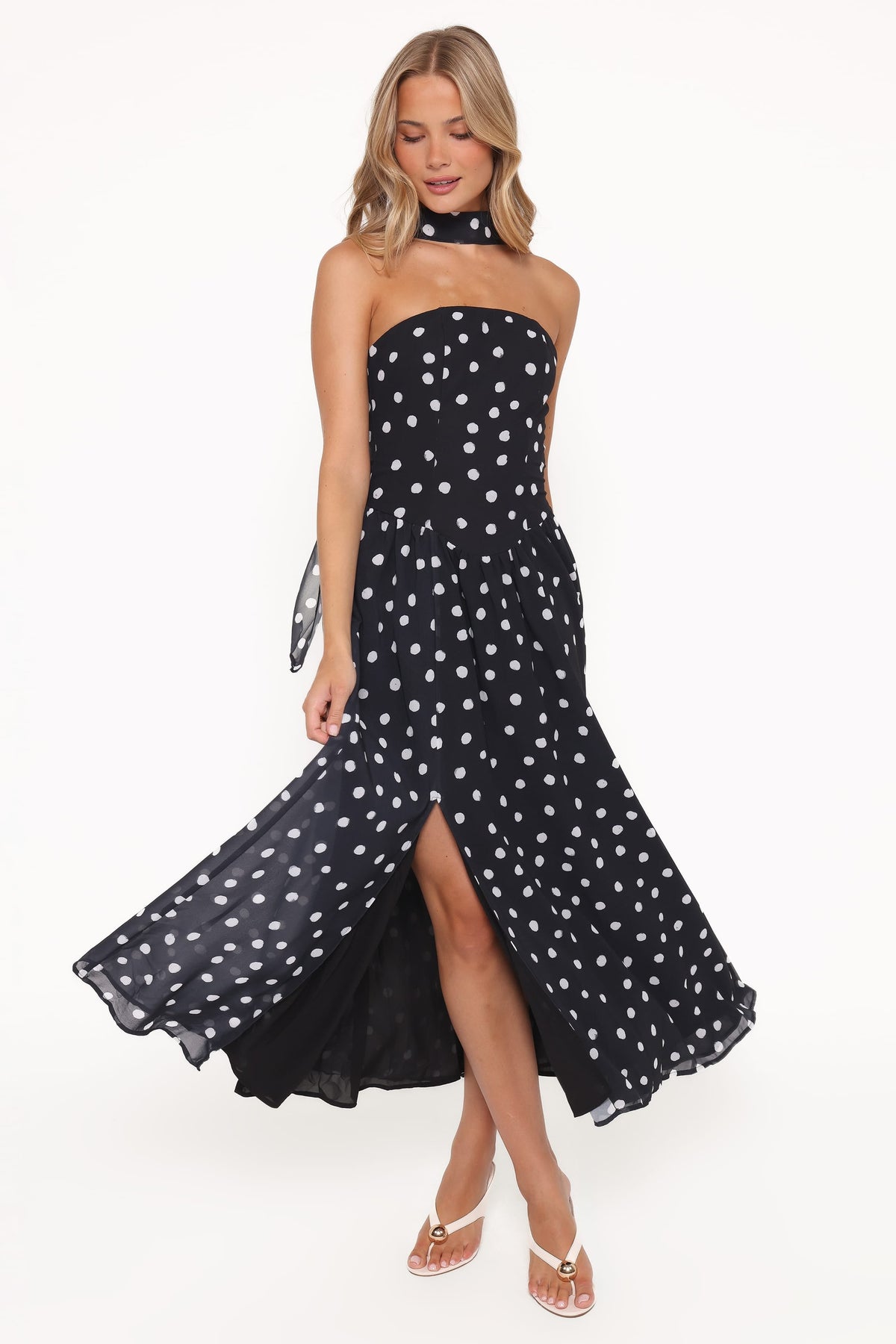 Thalia Strapless Maxi Dress