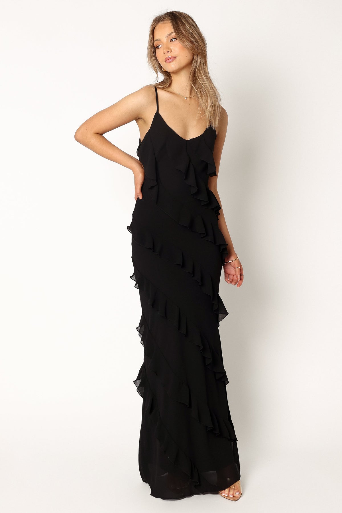 Ciao Ruffle Maxi Dress