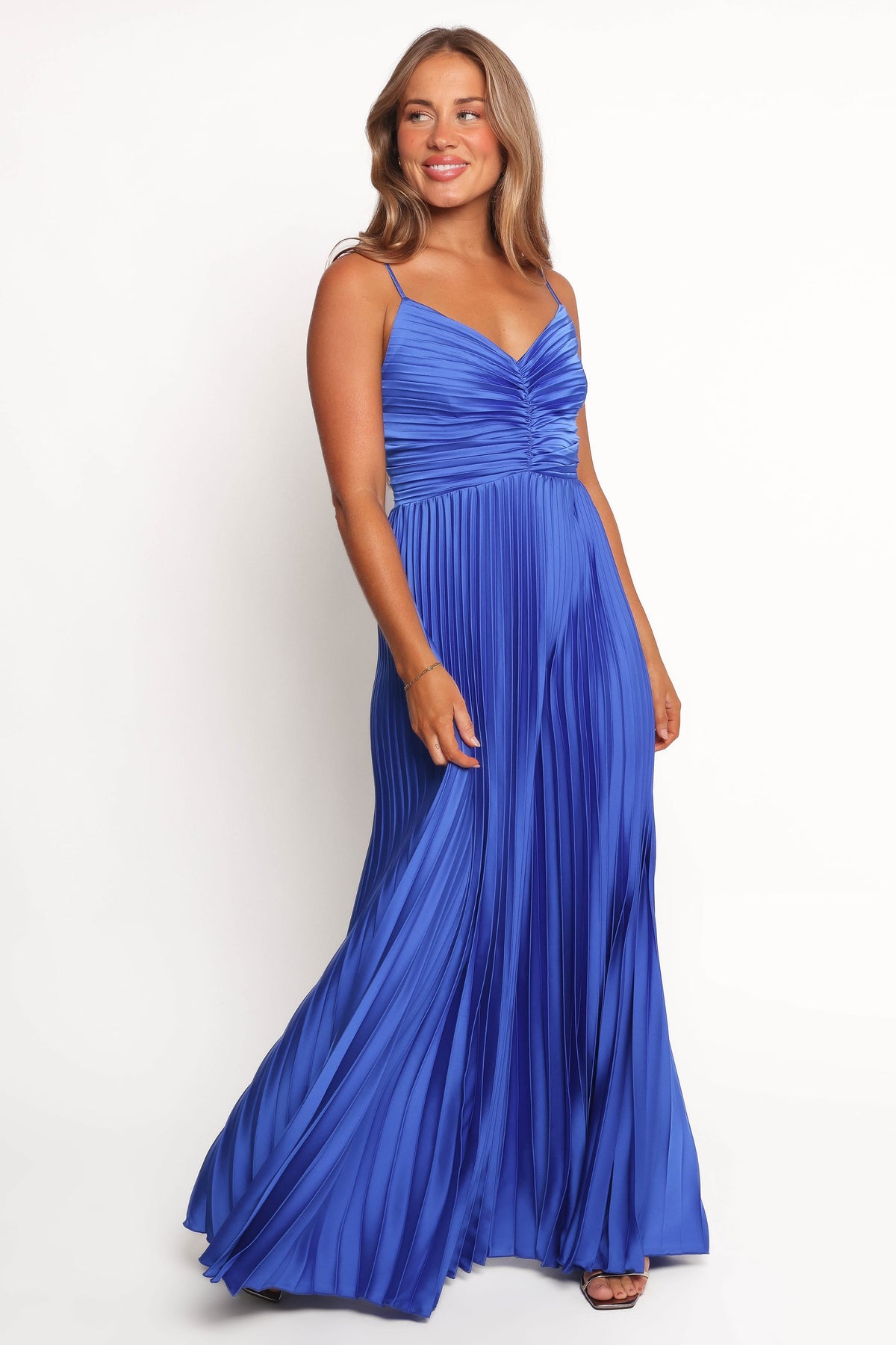 Naira Pleated Maxi Dress