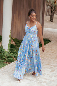 Cornflower Blue Floral