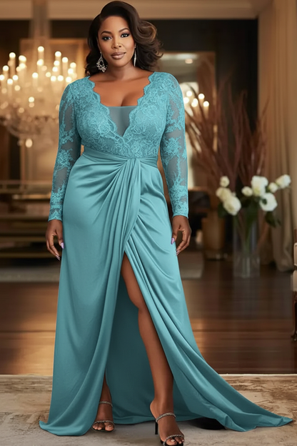 Mara Lace Long Sleeve Dress - Mother of The Bride