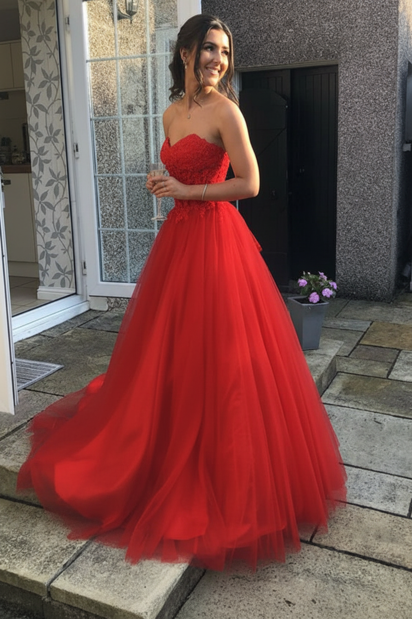 Fabiola Lace A-Line Gown