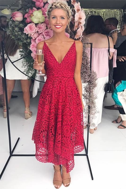 Elisabetta Lace A-Line Dress