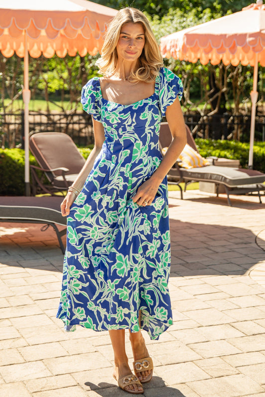 Capri Floral Maxi Dress