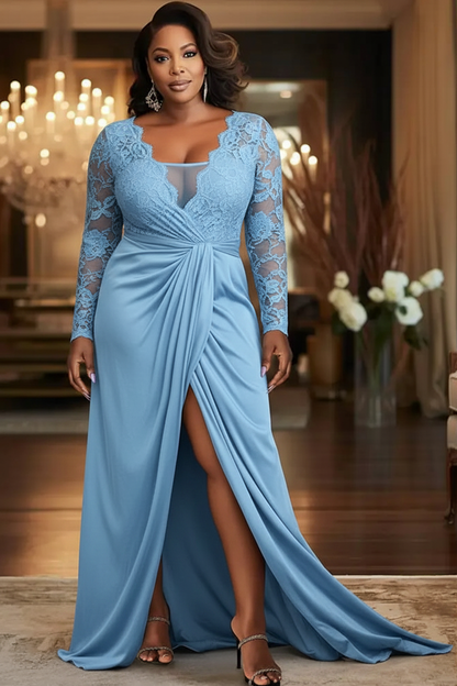 Mara Lace Long Sleeve Dress - Mother of The Bride