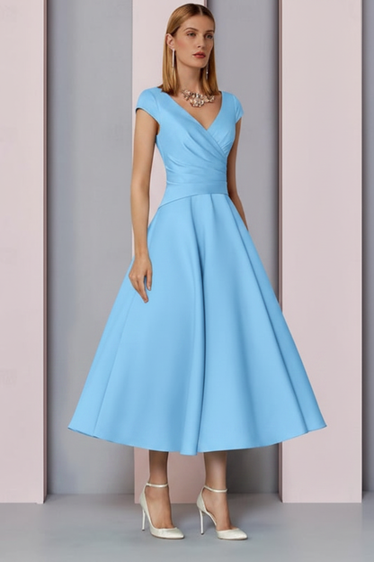 Lia Satin A-Line Dress