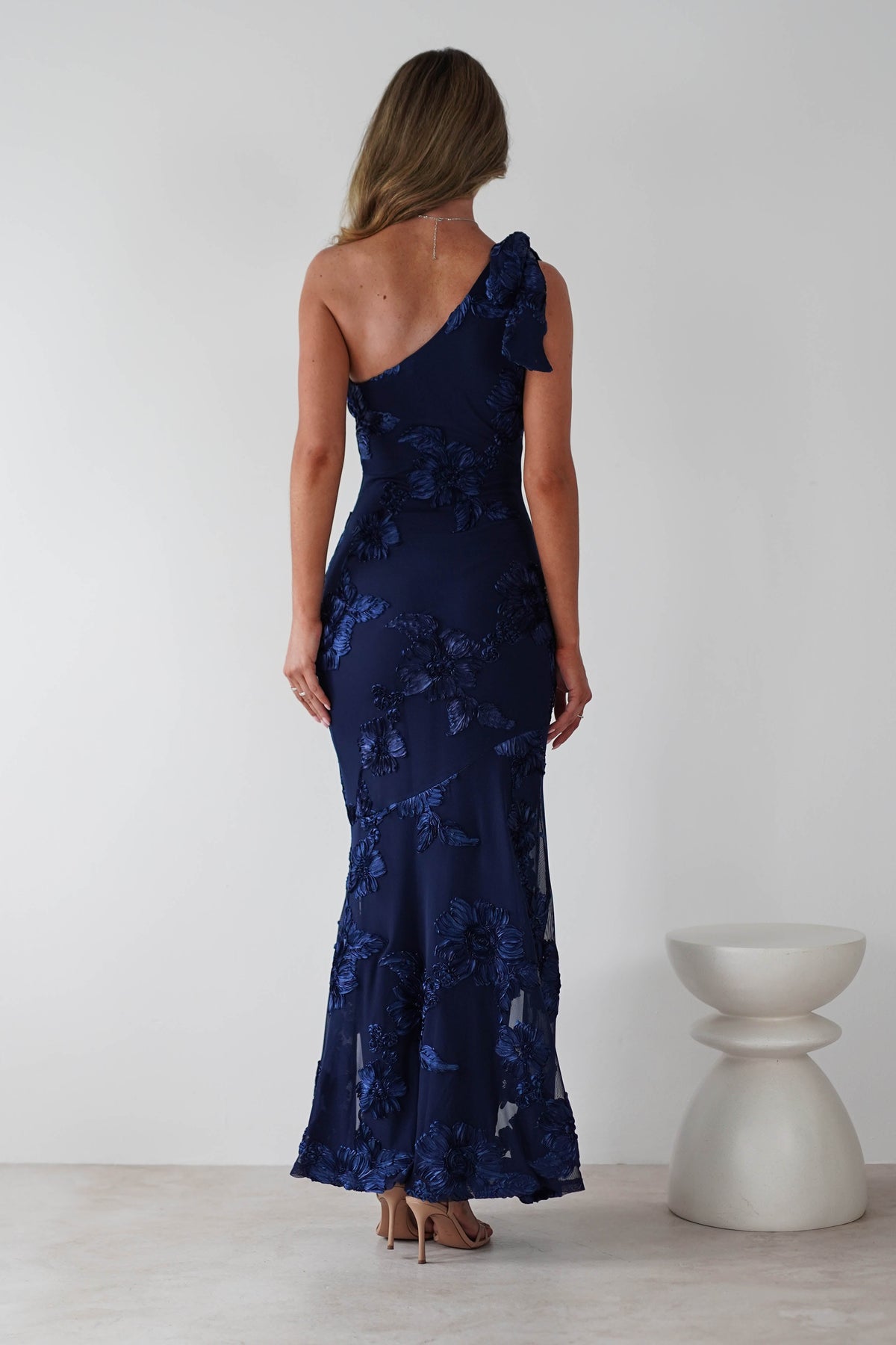 Annie Floral Textured Slip Maxi Dress