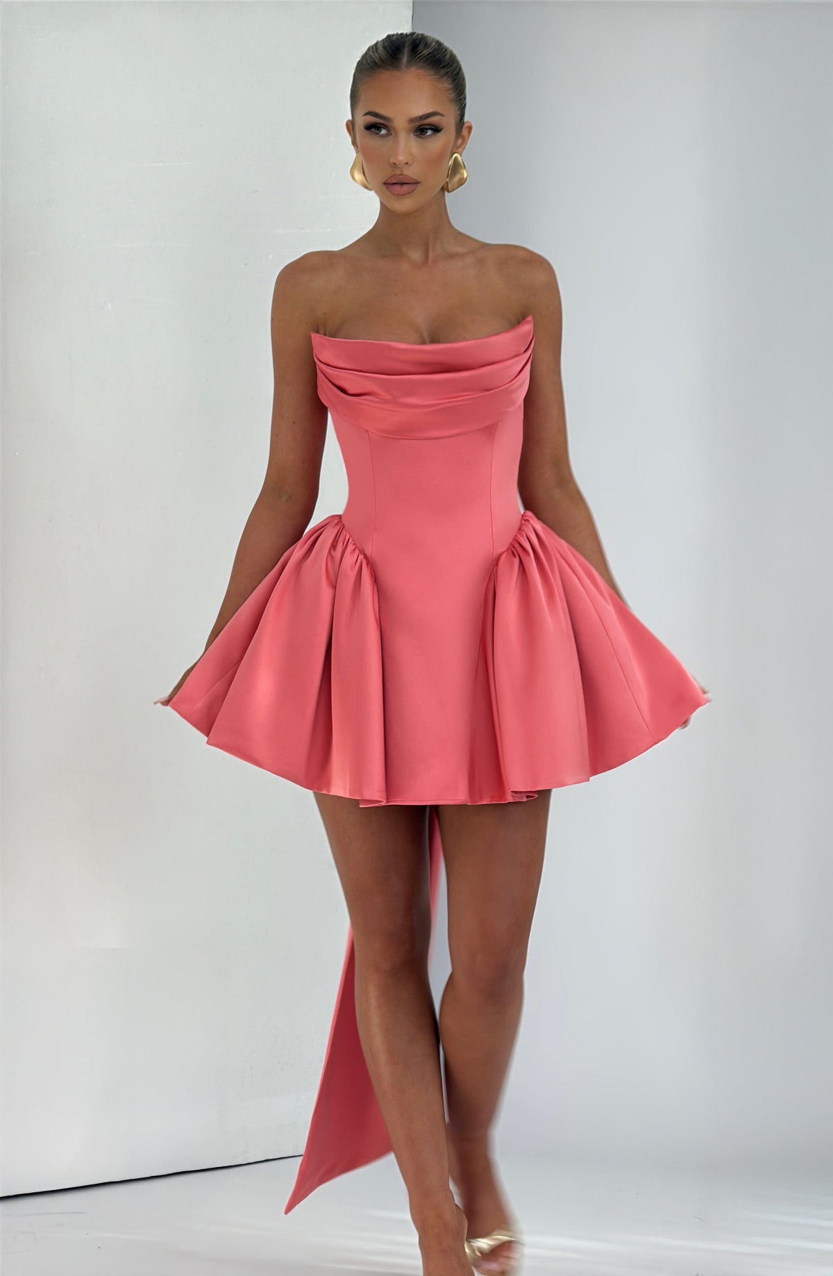 Trinity Satin Mini Dress