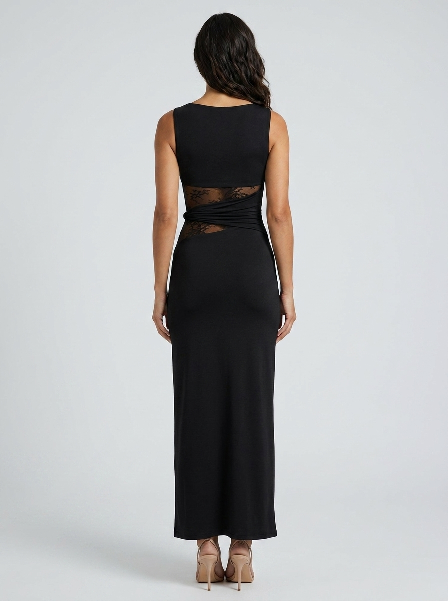 Liliana Mesh Maxi Dress
