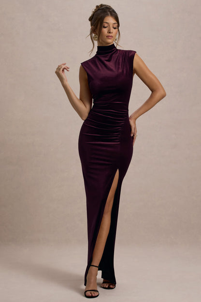Abilene Port Velvet Evening Dress
