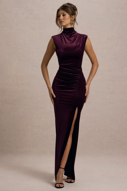 Abilene Port Velvet Evening Dress