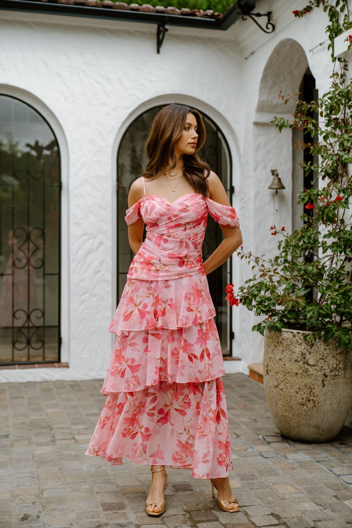 Sabrine Floral Maxi Dress