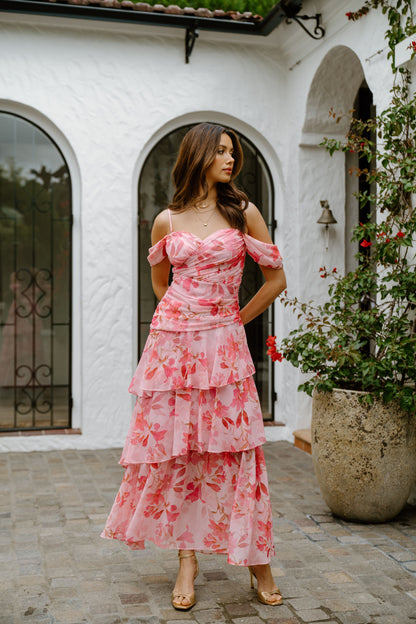 Sabrine Floral Maxi Dress